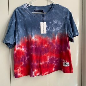 Calvin Klein tie dye shirt. Perfect Condition with tags!!